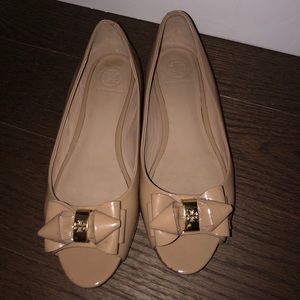 Tory Burch Stacked Bow Flats